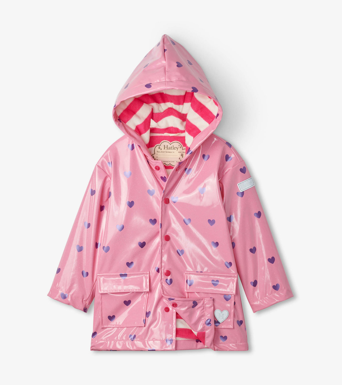 View larger image of Scattered Hearts Glitter Raincoat