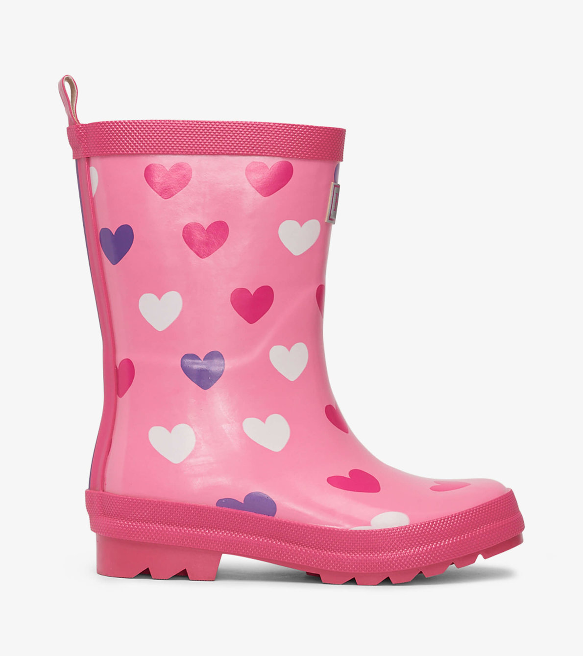 View larger image of Scattered Hearts Shiny Rain Boots