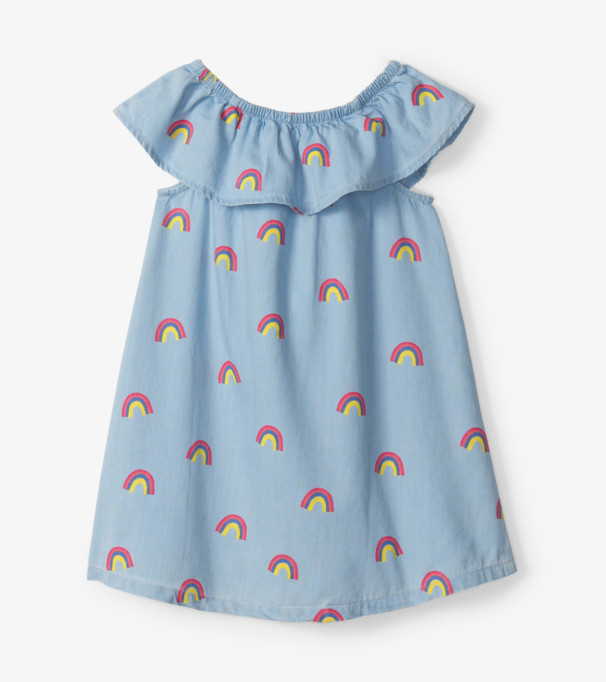 View larger image of Scattered Rainbows Toddler Ruffle A-Line Dress