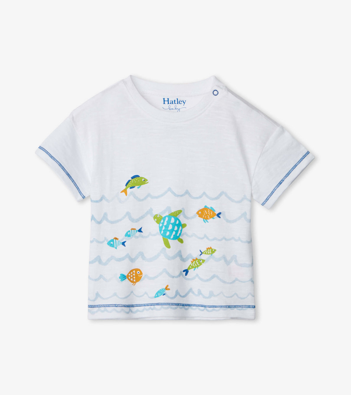 Agrandir l'image de T-shirt à imprimé pour bébé – Amis des mers