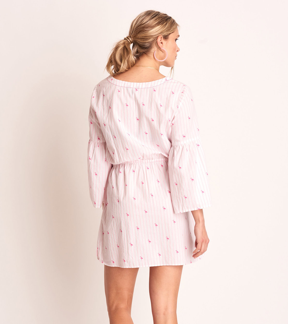View larger image of Selena Beach Dress - Flamingos