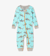 Shark Party Organic Cotton Coverall