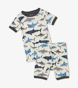 Shark School Organic Cotton Short Pajama Set
