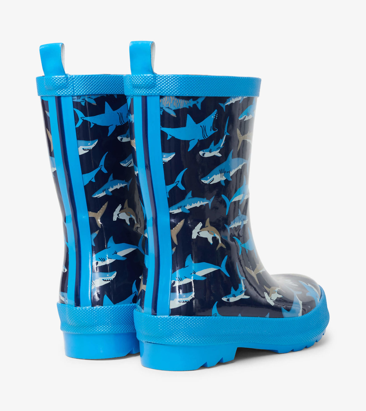 View larger image of Shark School Shiny Rain Boots
