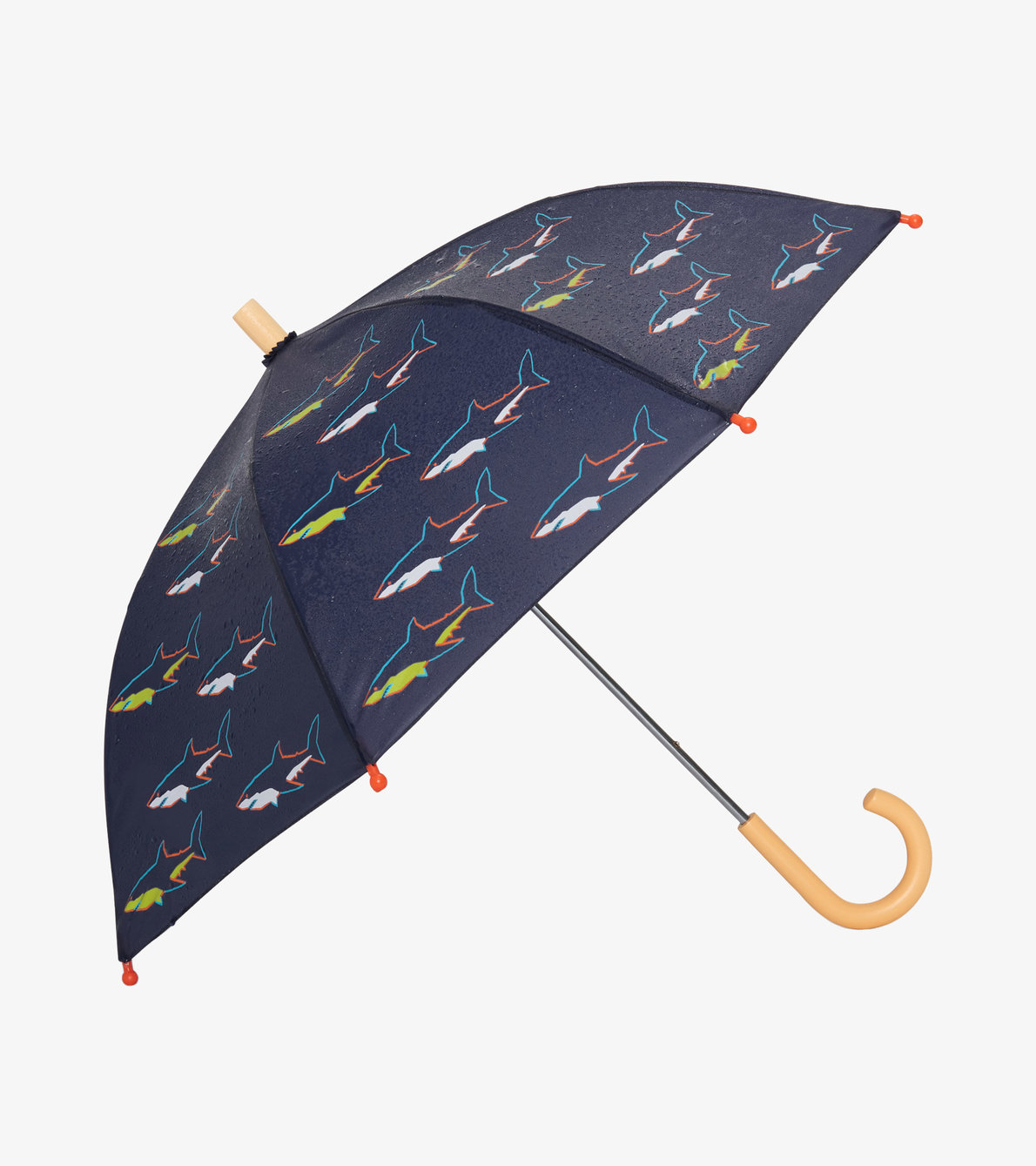 Agrandir l'image de Parapluie à couleur changeante – Requins