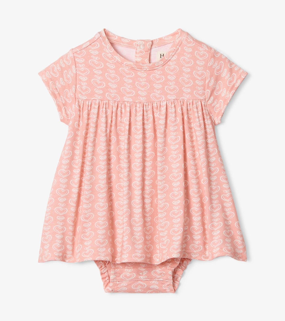View larger image of Shibori Hearts Baby One Piece Dress