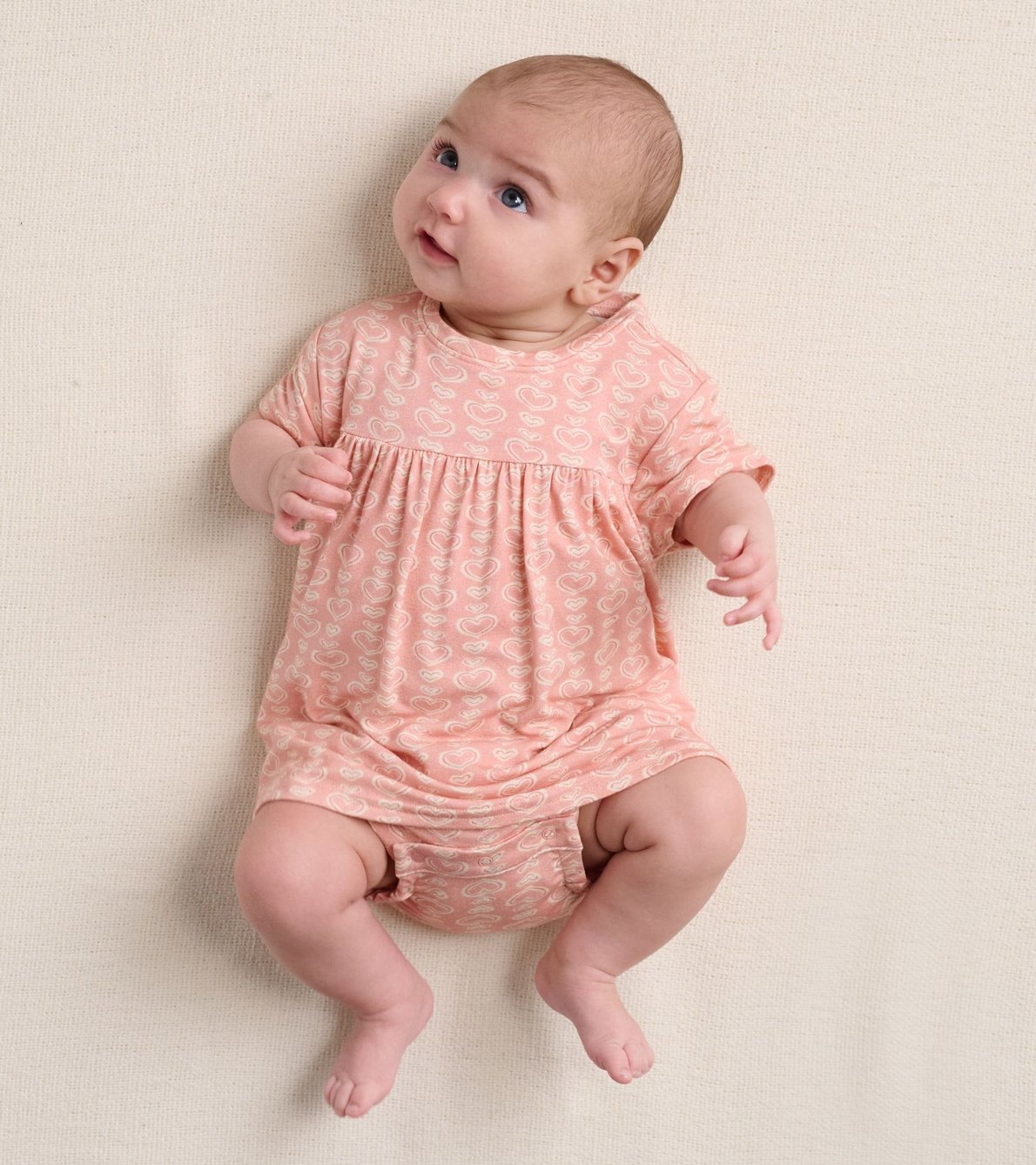 View larger image of Shibori Hearts Baby One Piece Dress