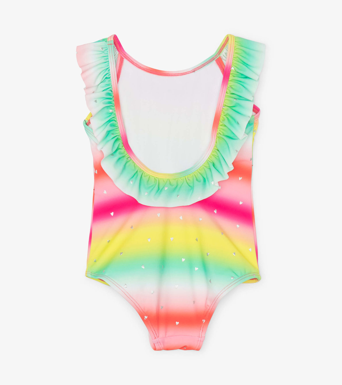 View larger image of Shimmer Rainbow Ruffle Sleeve Swimsuit
