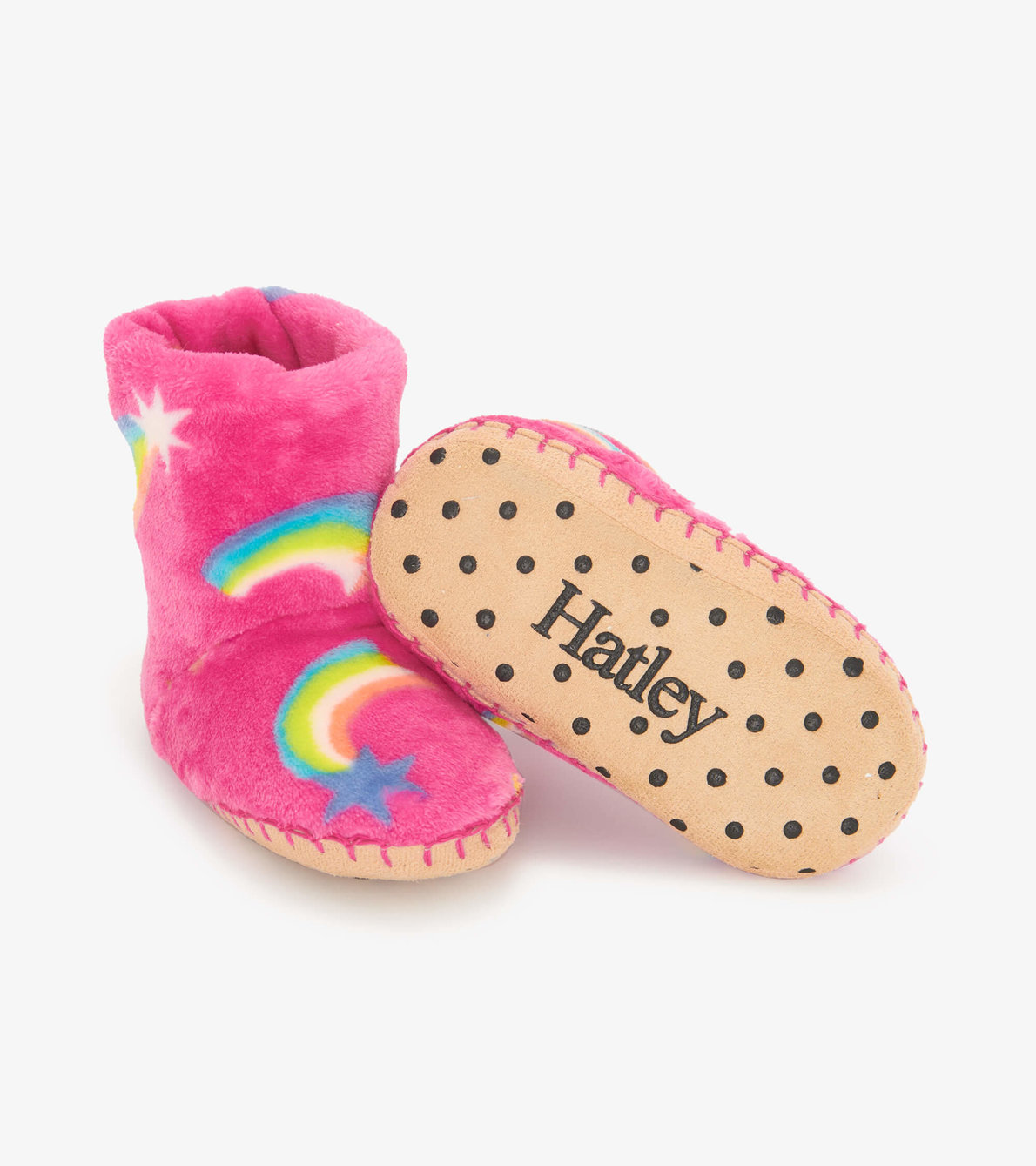 View larger image of Shooting Stars Kids Fleece Slippers