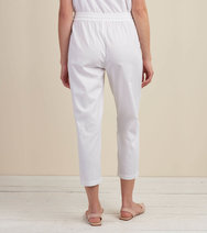 Sierra Cotton Linen Pants - White - Hatley CA