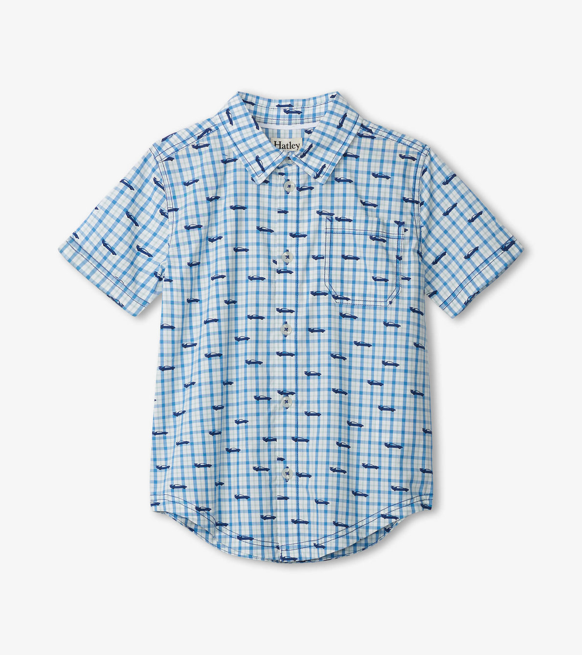 View larger image of Silhouette Cars Short Sleeve Button Down Shirt