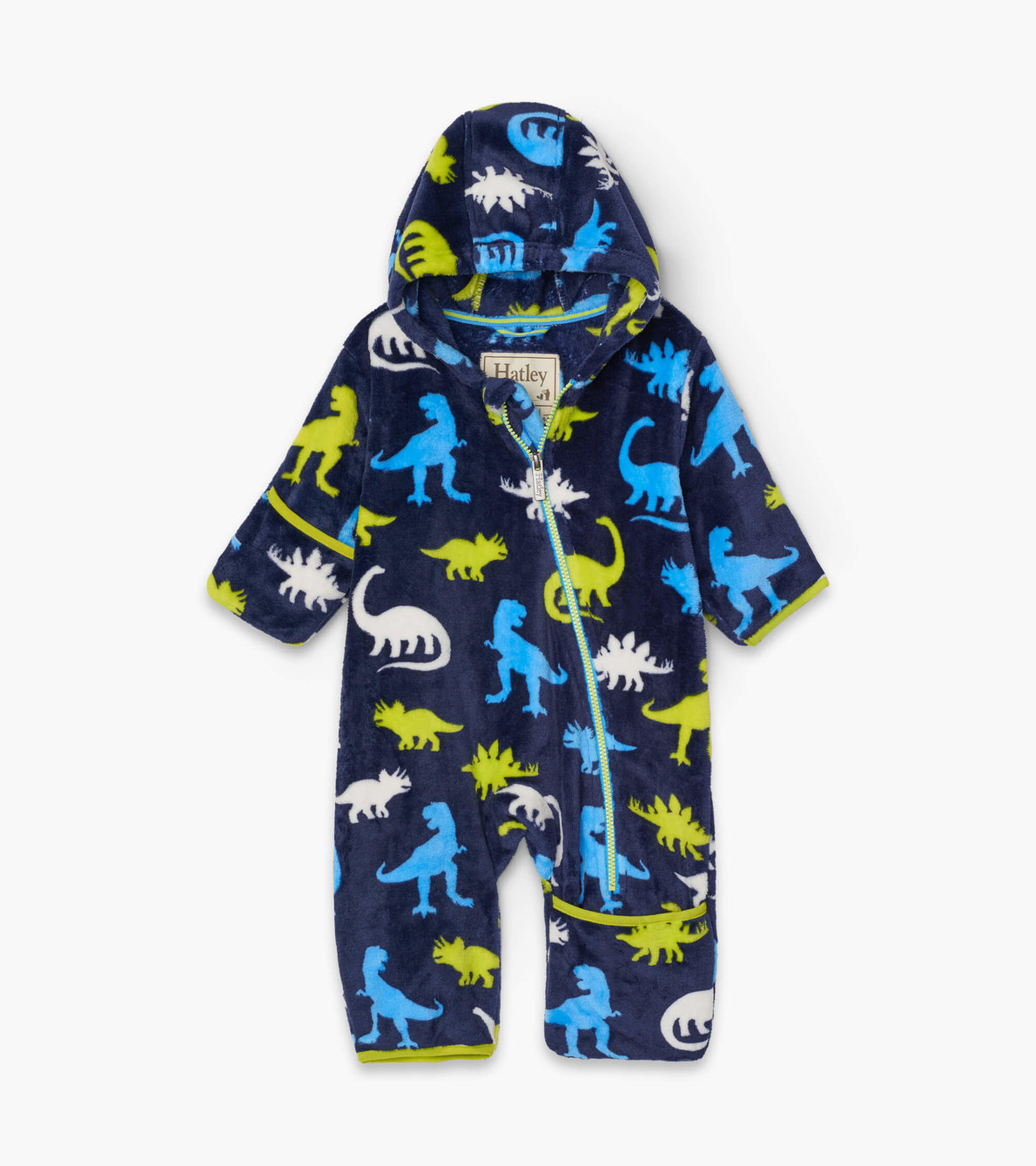 View larger image of Silhouette Dinos Fuzzy Fleece Baby Bundler