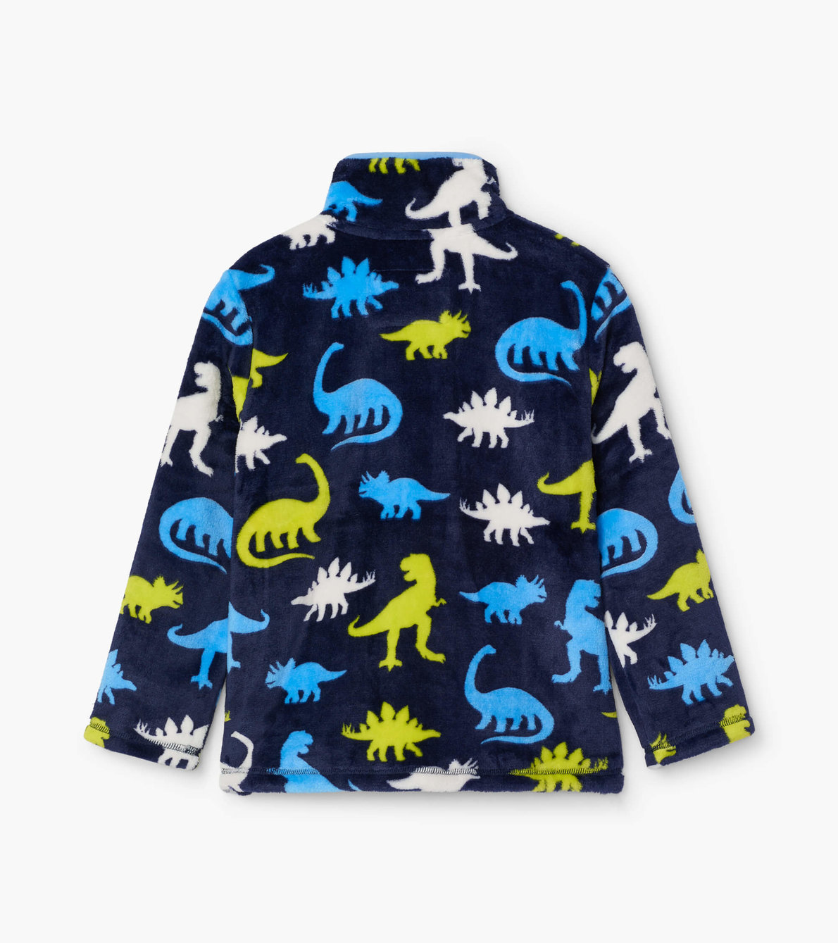 View larger image of Silhouette Dinos Fuzzy Fleece Zip Up