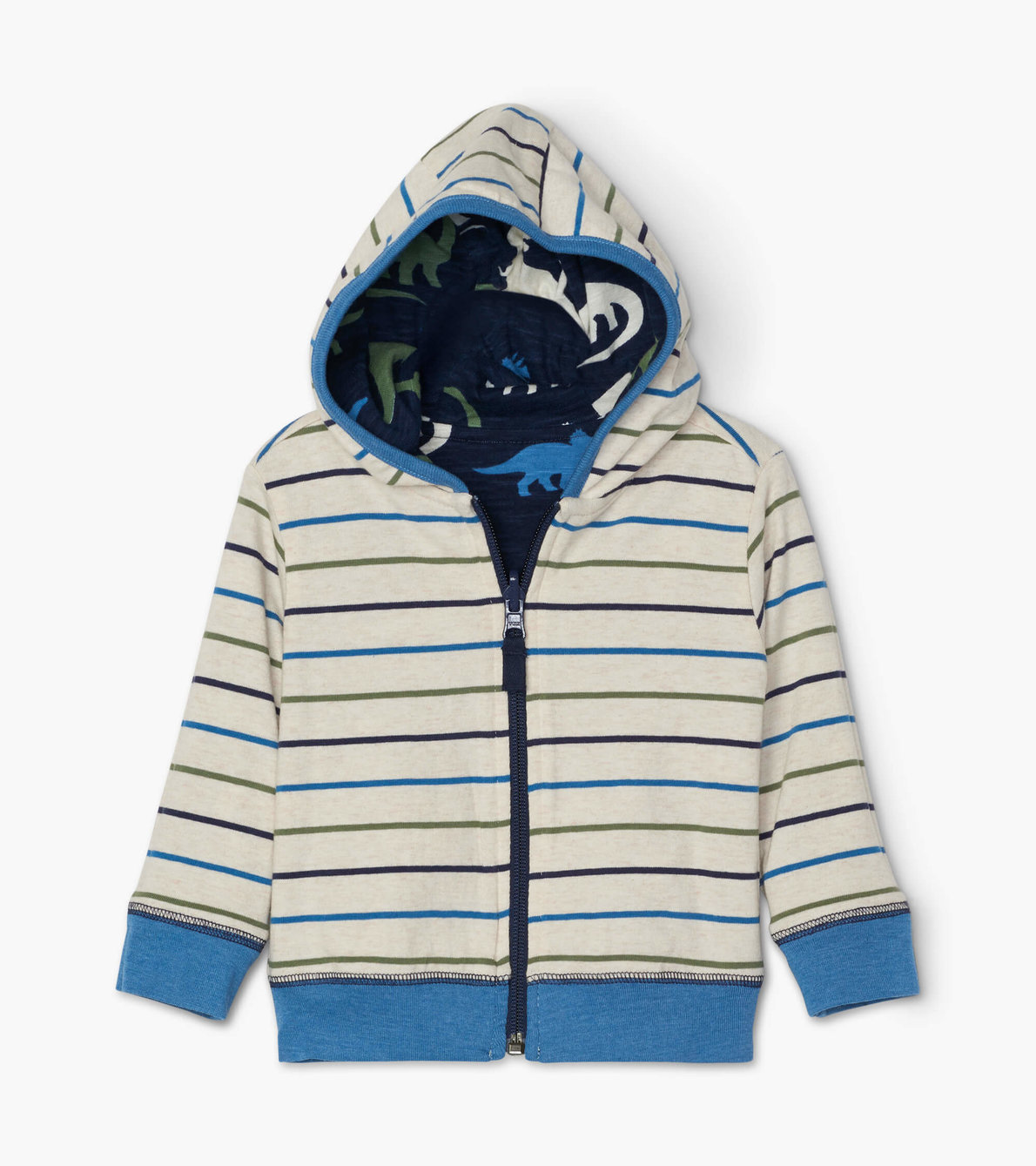 View larger image of Silhouette Dinos Reversible Baby Hoodie