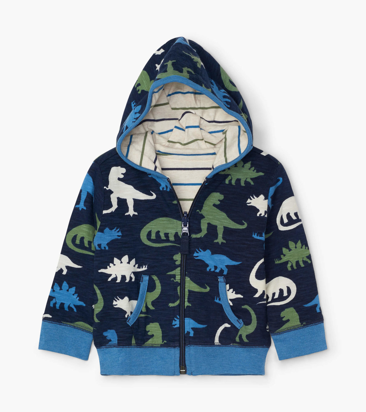 View larger image of Silhouette Dinos Reversible Baby Hoodie