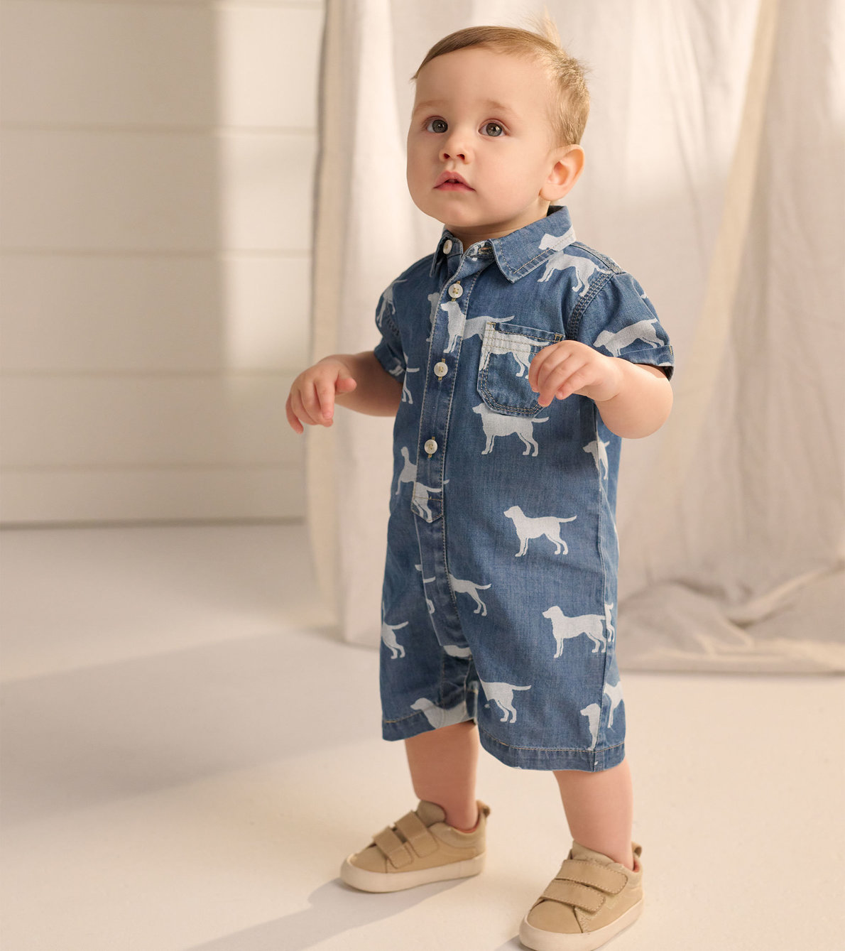 View larger image of Silhouette Labs Baby Woven Romper