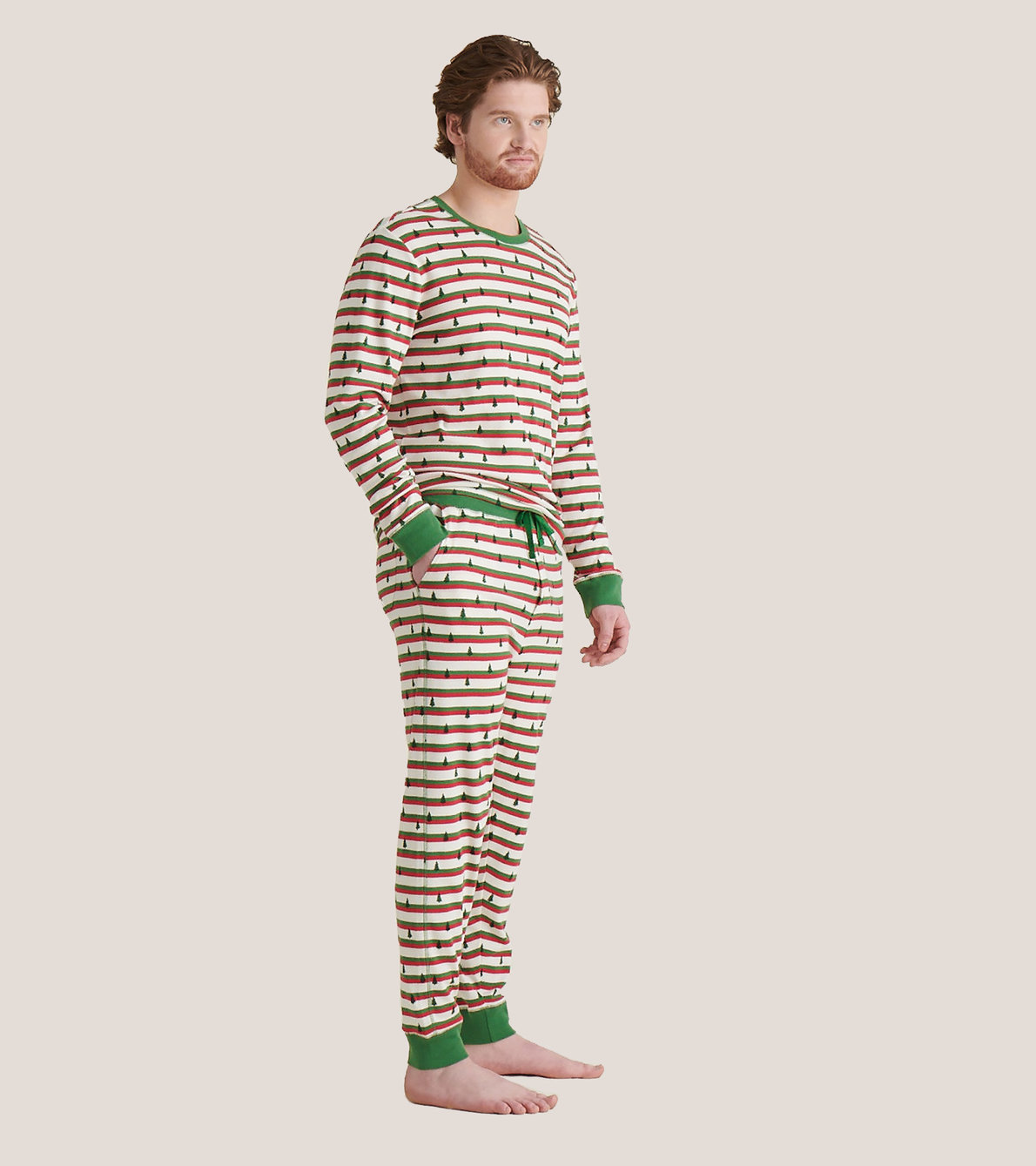 View larger image of Silhouette Pines Men's Organic Cotton Pajama Set