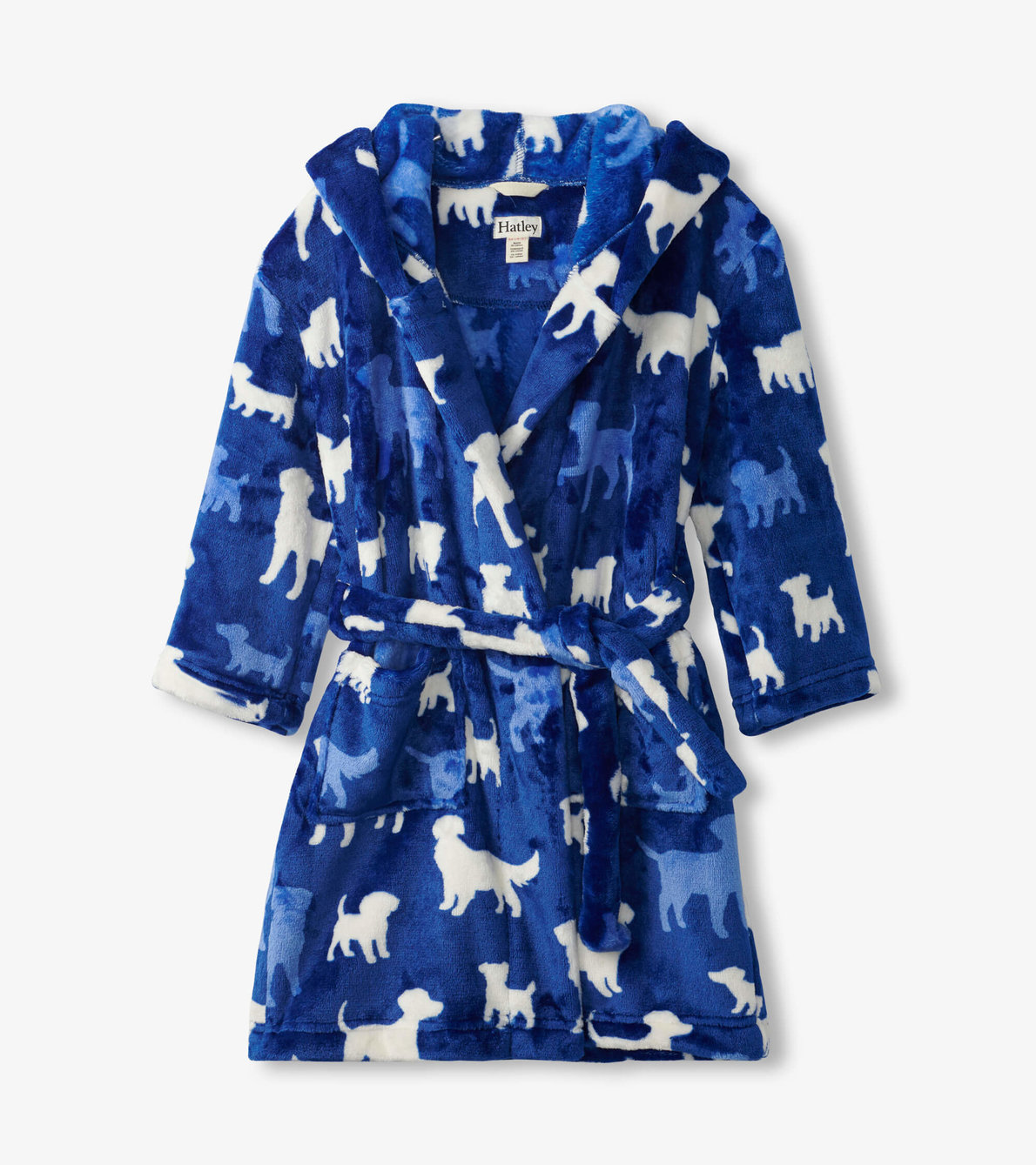 View larger image of Silhouette Pups Fleece Robe