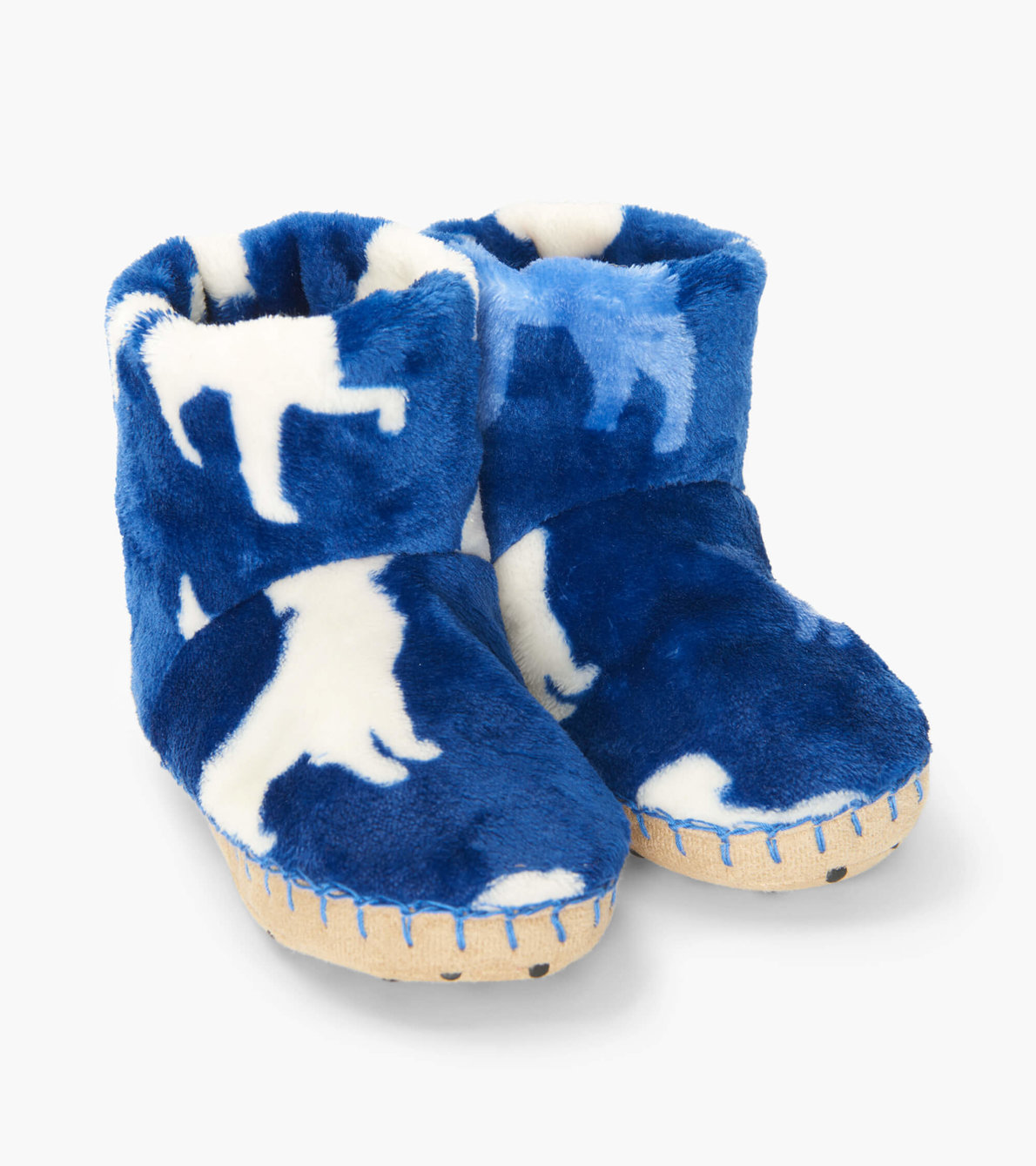 View larger image of Silhouette Pups Fleece Slippers