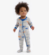 Silhouette Sharks Footed Coverall
