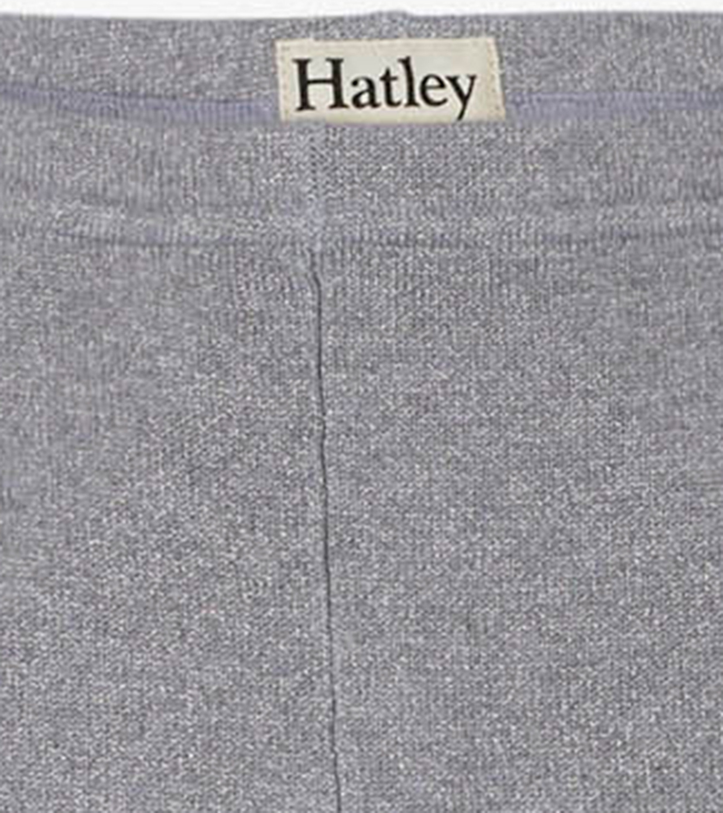Girls Silver Shimmer Cable Knit Leggings - Hatley CA