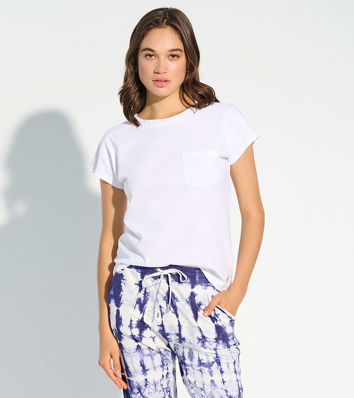 View larger image of Slouchy Pocket Tee - White