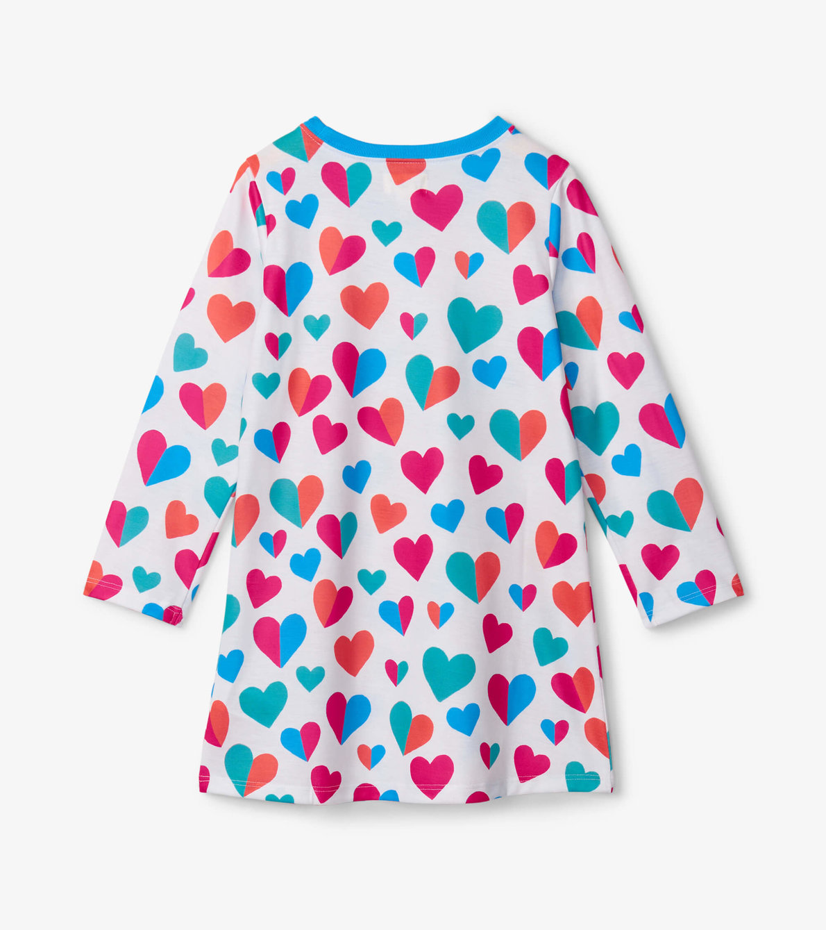 View larger image of Split Hearts Long Sleeve Nightdress