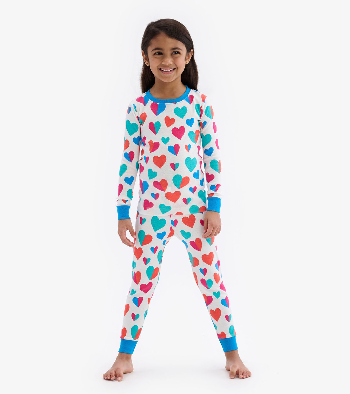 Agrandir l'image de Pyjama – Cœurs bicolores