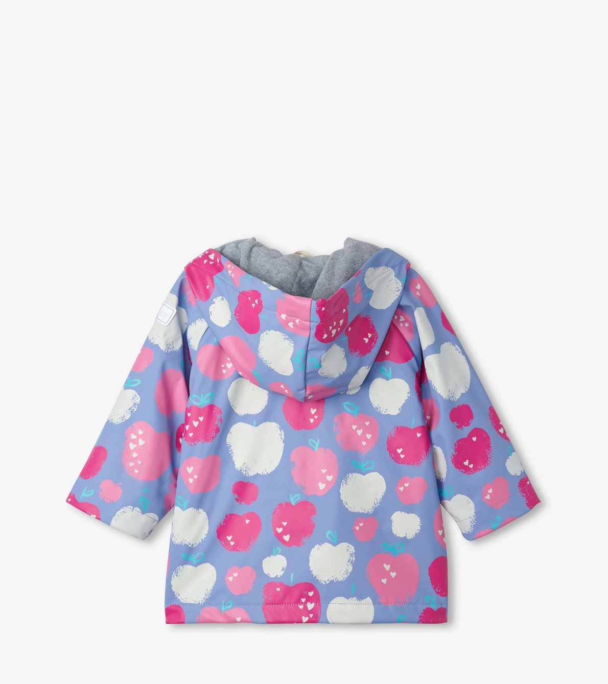 View larger image of Stamped Apples Baby Raincoat