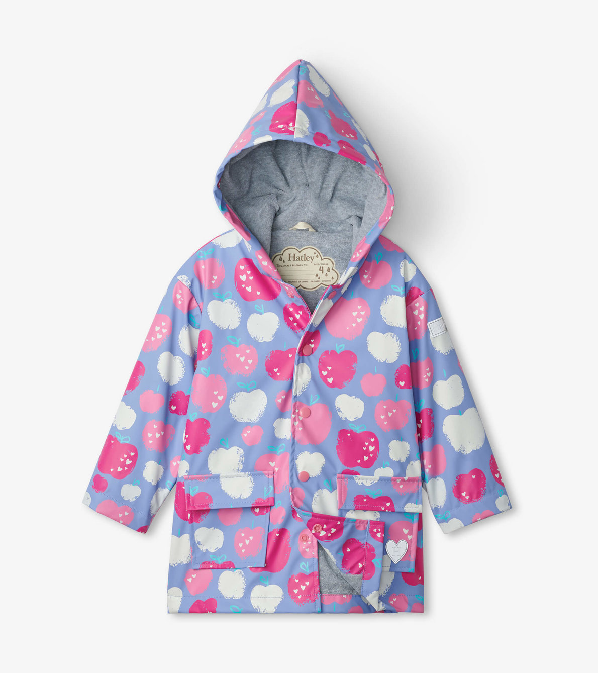 View larger image of Stamped Apples Raincoat