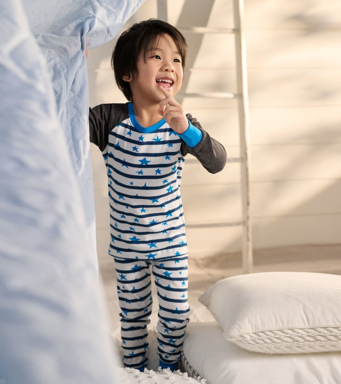 View larger image of Starry Night Organic Cotton Raglan Pajama Set