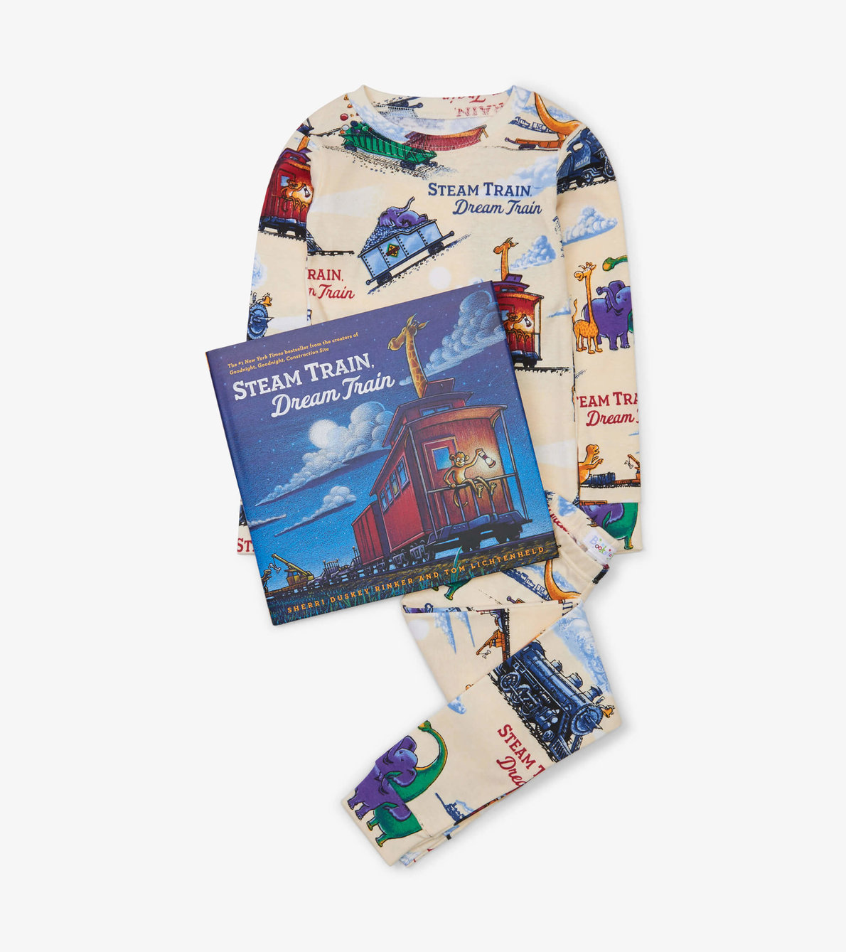 View larger image of Steam Train, Dream Train Book and Pajama Set