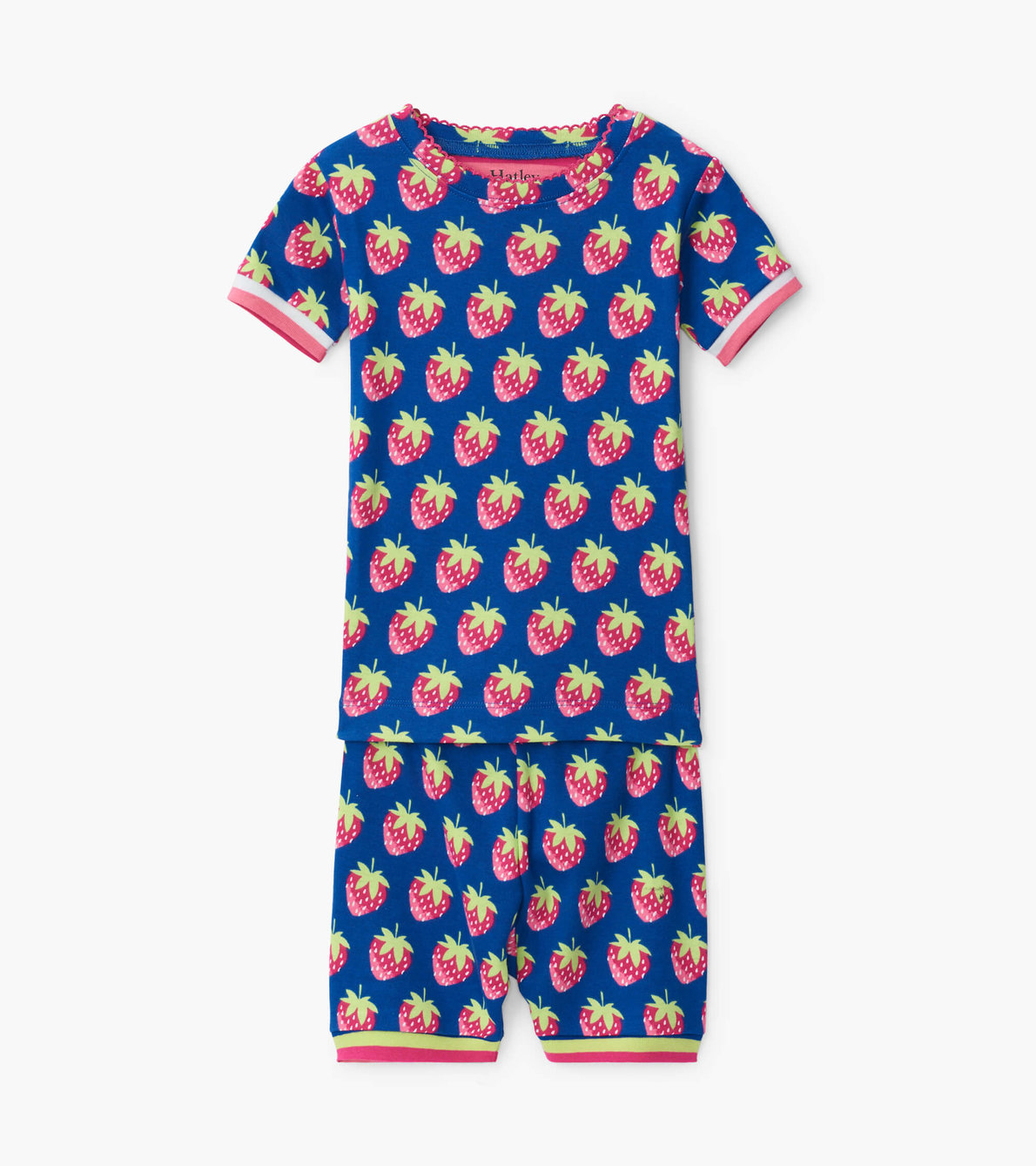View larger image of Strawberries Organic Cotton Short Pajama Set