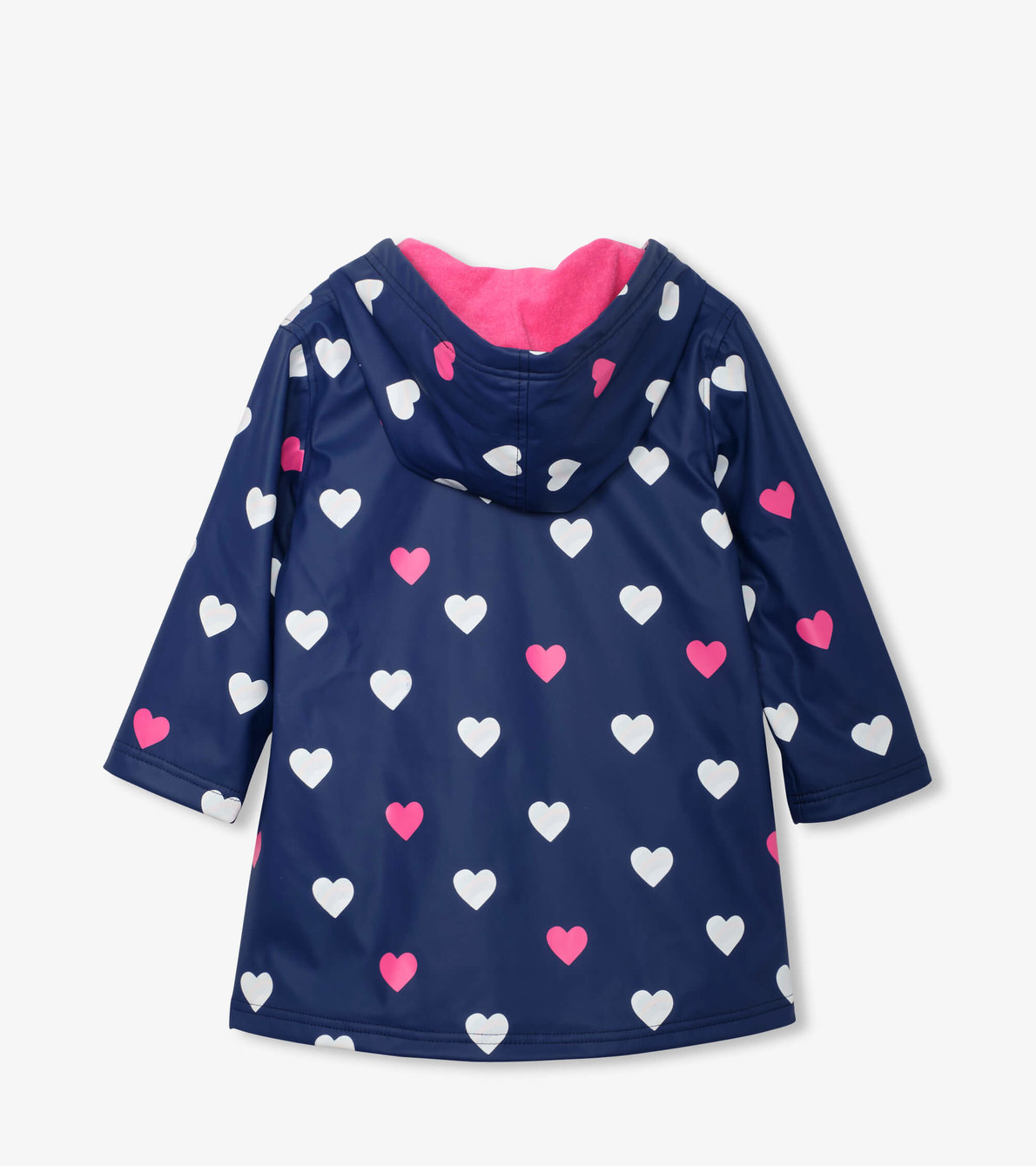View larger image of Striped Hearts Colour Changing Splash Jacket