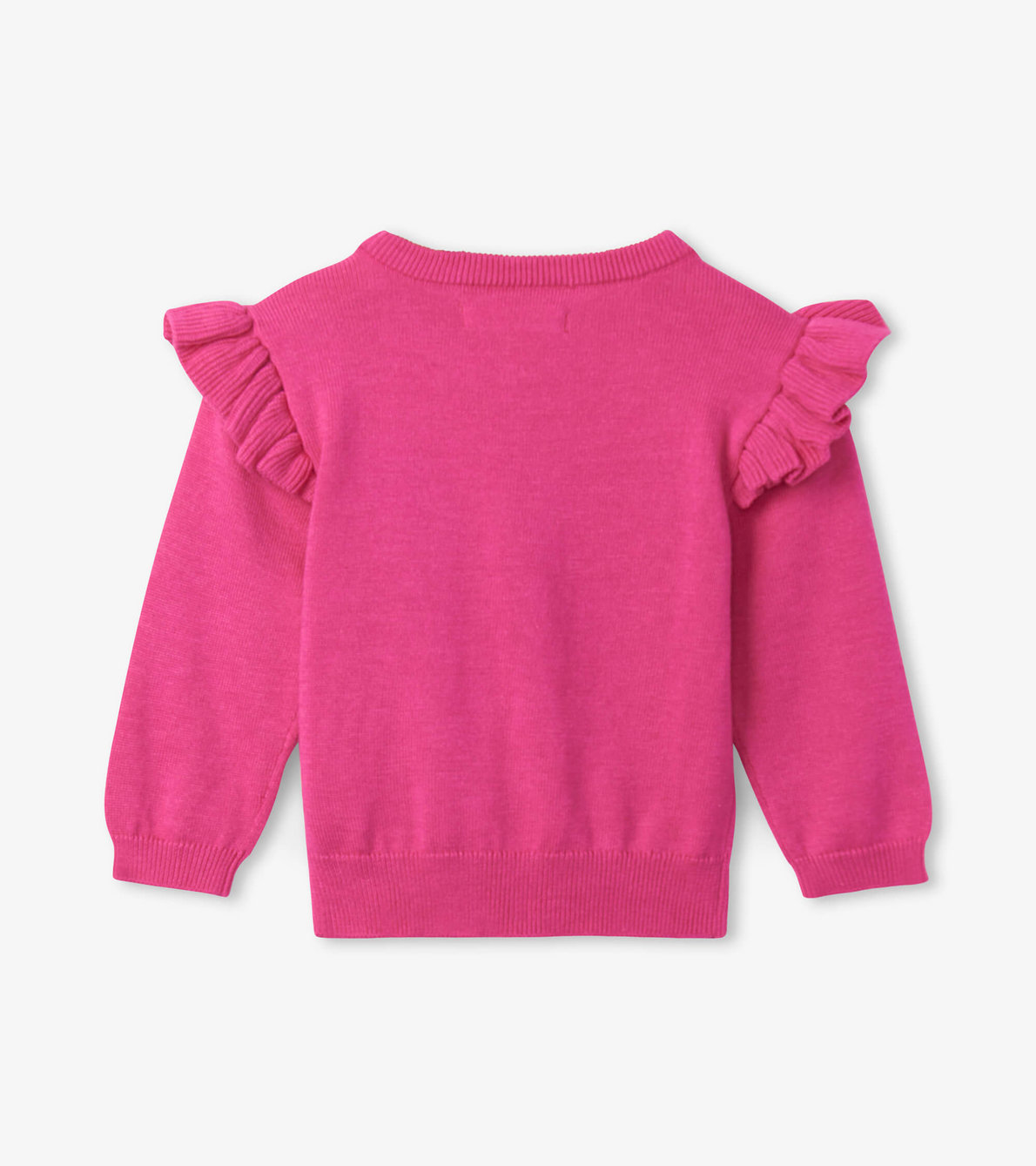 View larger image of Stripy Butterfly Baby Ruffle Sleeve Sweater