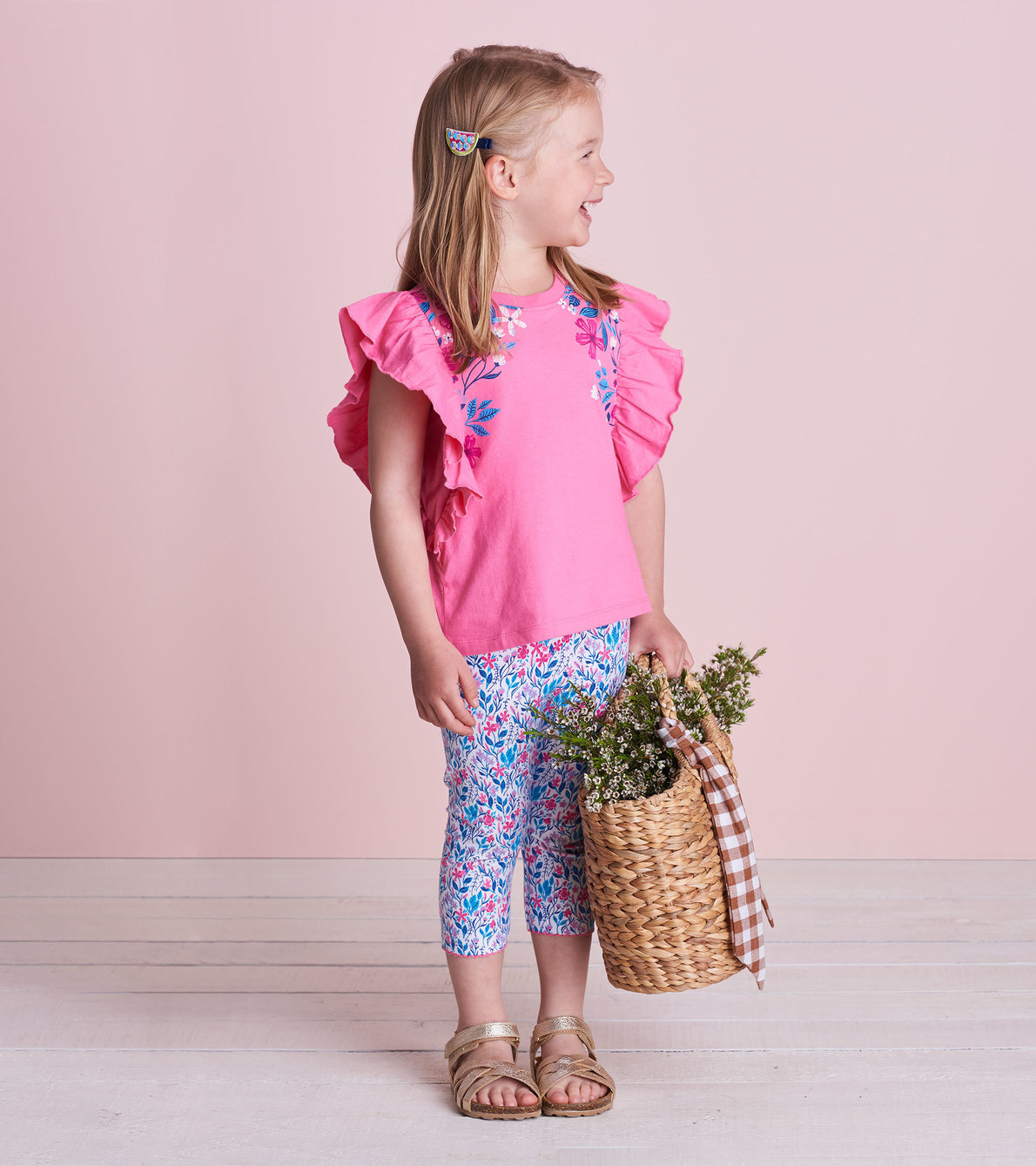 View larger image of Summer Blooms Ruffle Tee