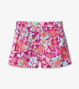 Summer Florals Paper Bag Shorts