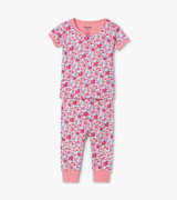 Summer Garden Organic Cotton Baby Short Sleeve Pajama Set