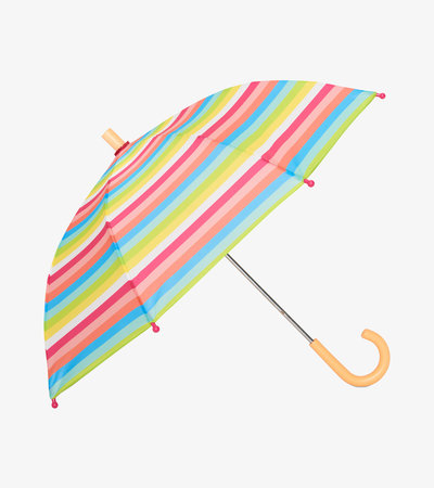 Parapluie – Rayures arc-en-ciel d’été