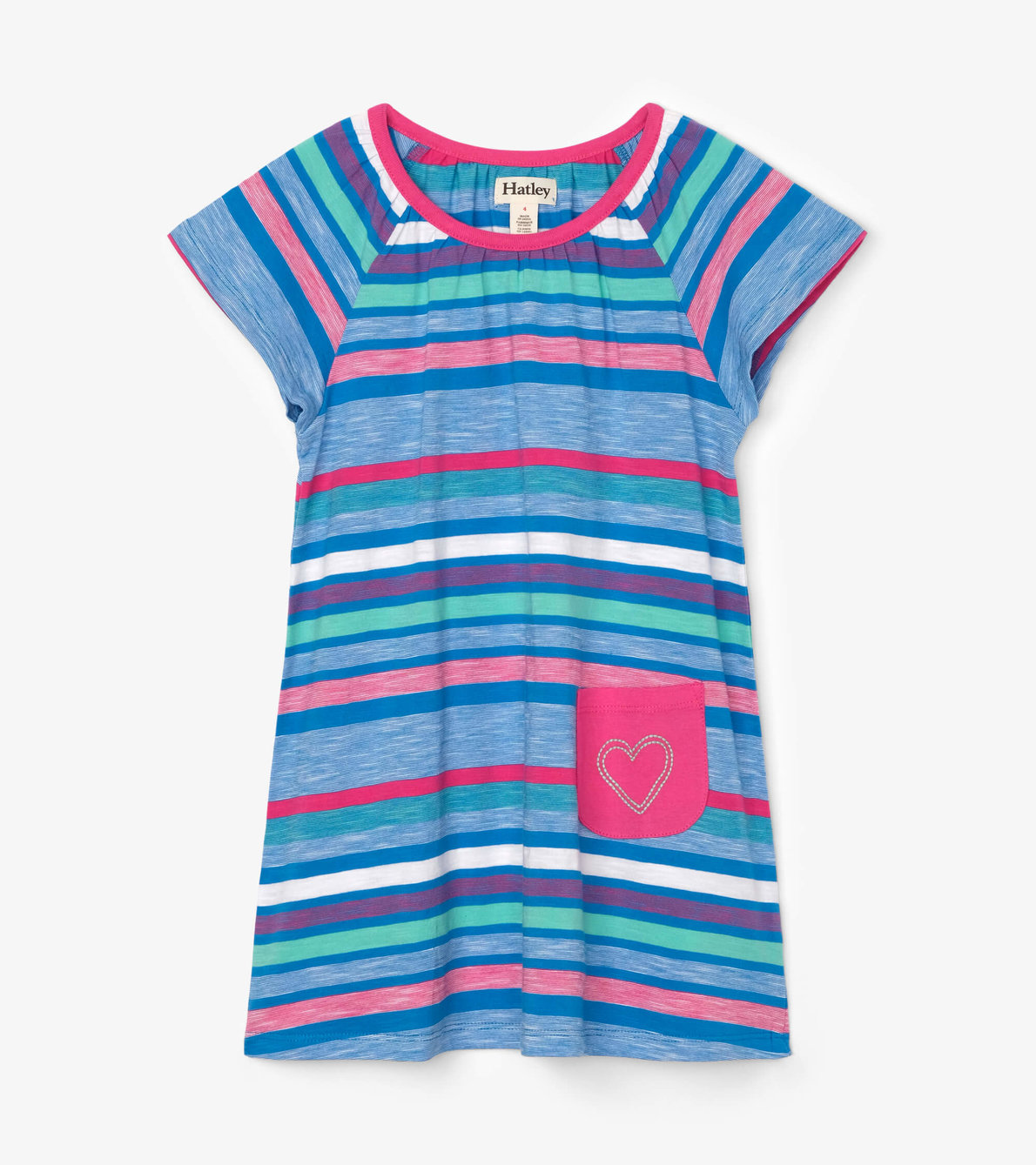 View larger image of Summer Stripe Tee Shirt Dress