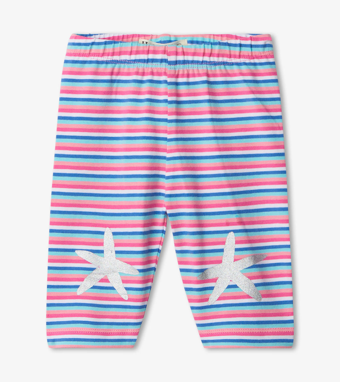 View larger image of Summer Stripes Baby Capri Leggings