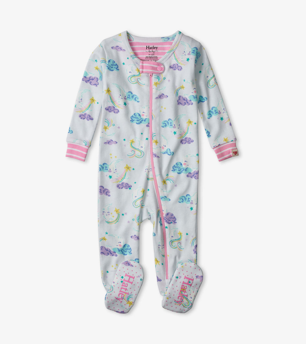View larger image of Sweet Dreams Organic Cotton Footed Coverall