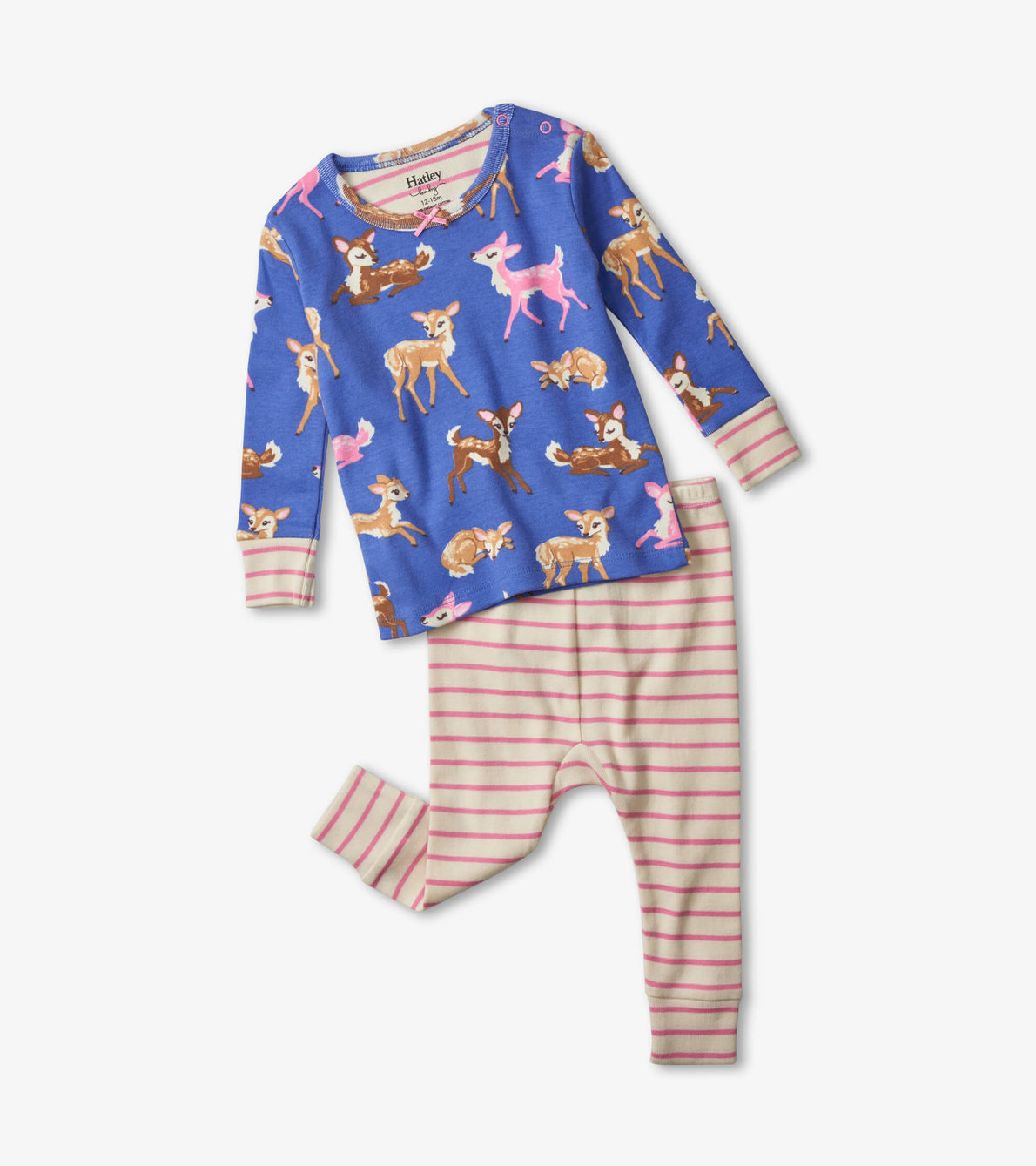 Agrandir l'image de Pyjama en coton biologique pour bébé – Faon