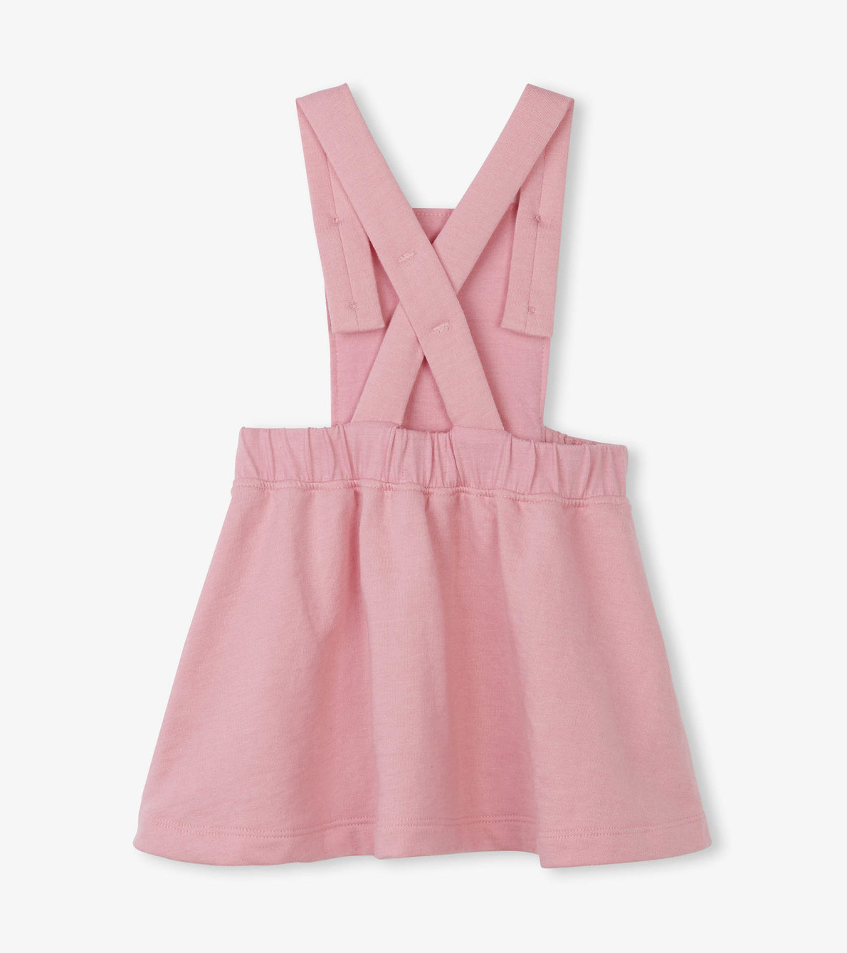 Agrandir l'image de Robe chasuble pour bébé – Cœur tendre rose
