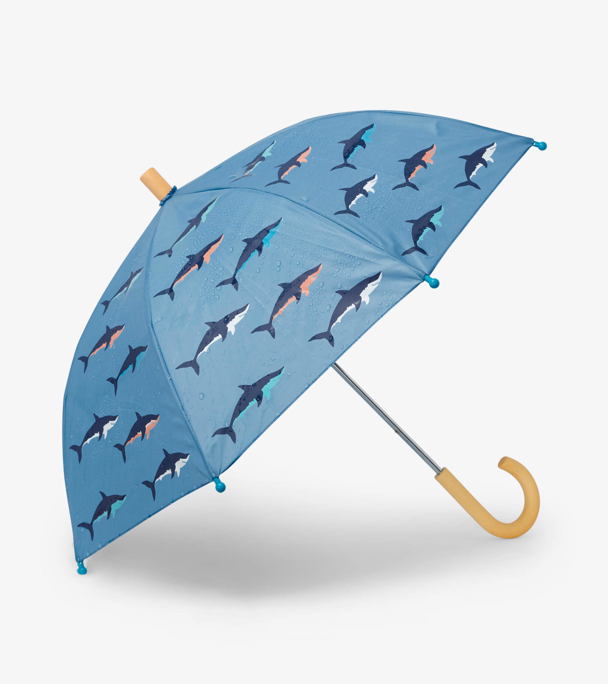 View larger image of Swimming Sharks Colour Changing Umbrella