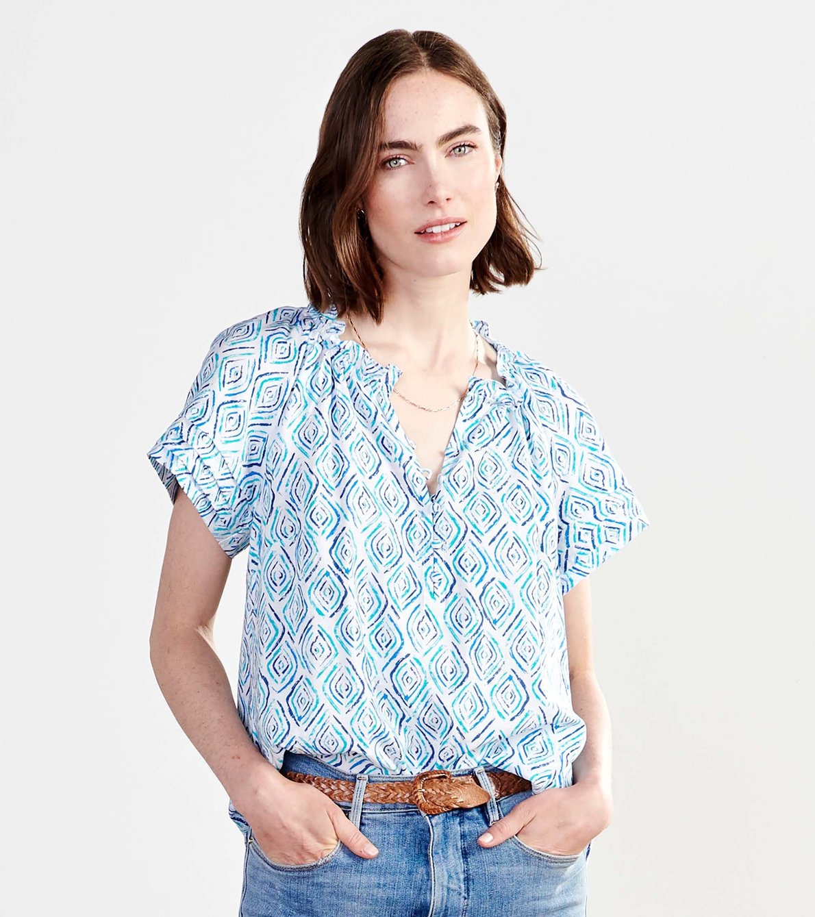 View larger image of Sylvie Blouse - Ripples