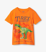T-shirt à imprimé qui brille dans le noir – T. rex