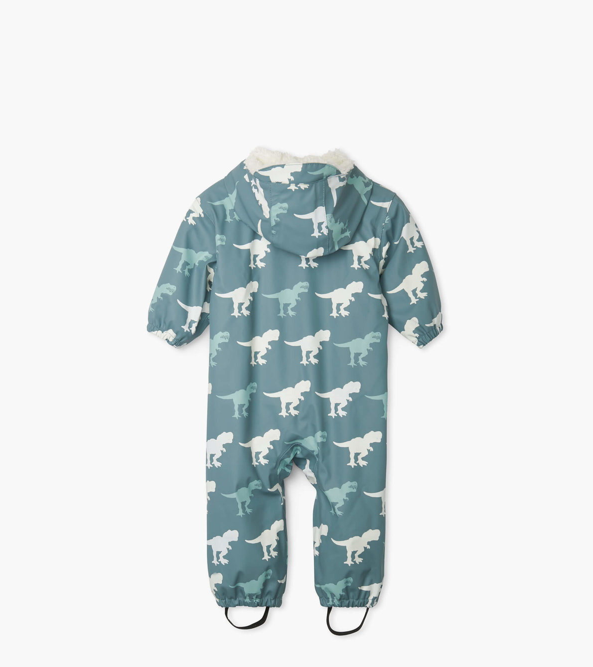 View larger image of T-Rex Sherpa Lined Colour Changing Baby Rain Suit