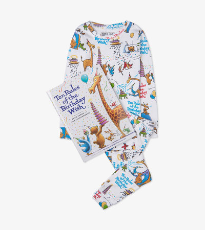 Ten Rules of the Birthday Wish Book and Pajama Set - Hatley CA