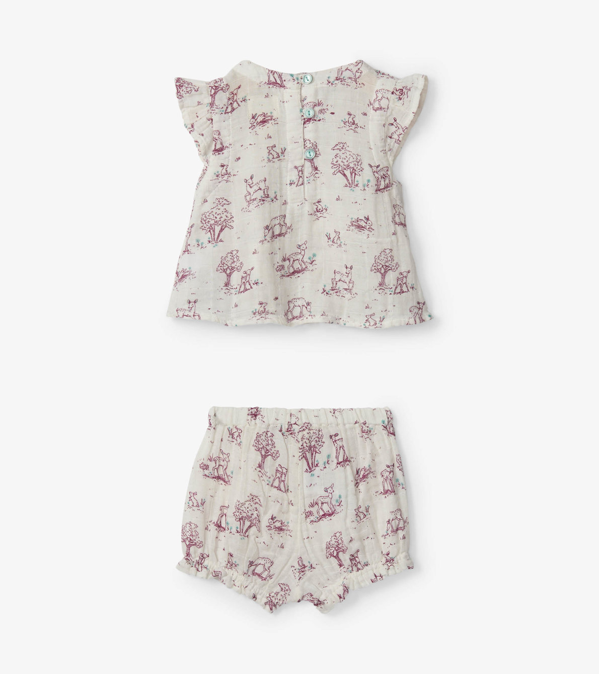 View larger image of Tender Toile Baby Pin Tuck Top And Bloomer Set